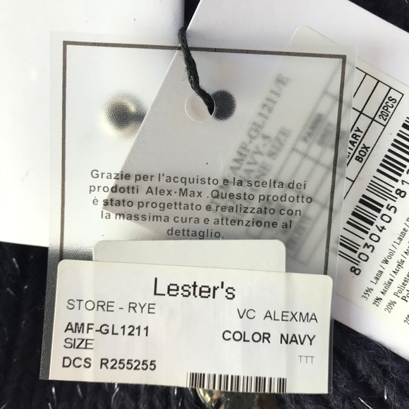 NWT Alex Max Bedazzled Fingerless Mittens/Gloves - Picture 6 of 7